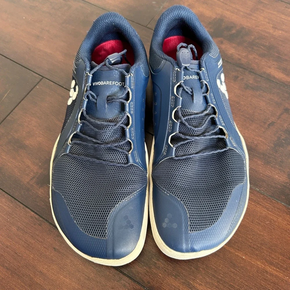 Vivobarefoot Primus Trail FG Sneakers Womens 38 Navy Blue Barefoot Shoes